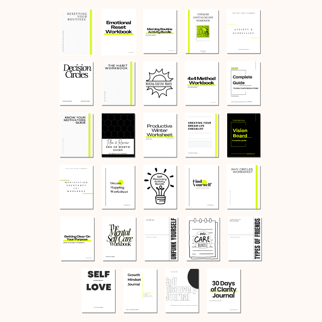25 Workbooks for $25: Create Your Dream Life Bundle (Digital PDF Download)