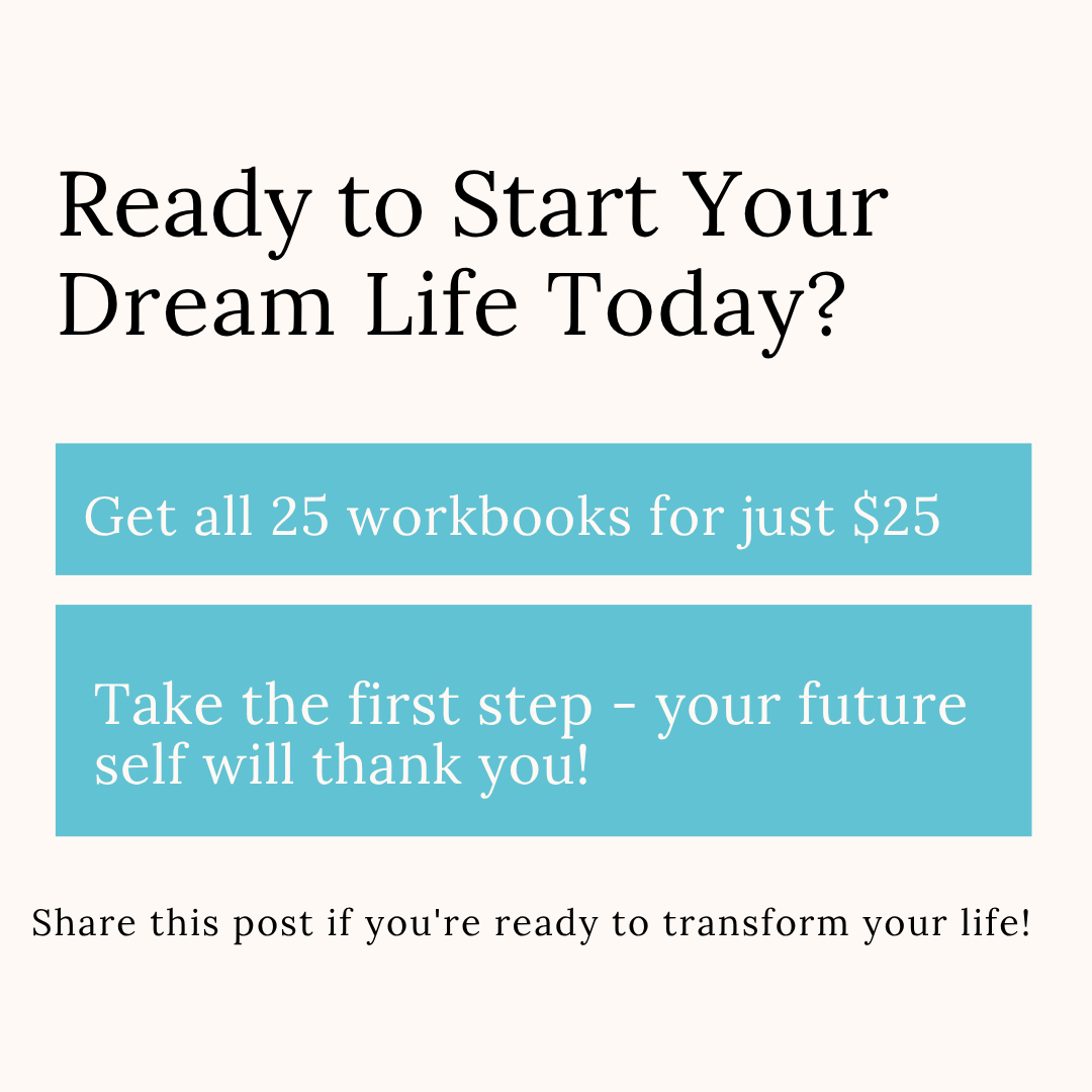 25 Workbooks for $25: Create Your Dream Life Bundle (Digital PDF Download)