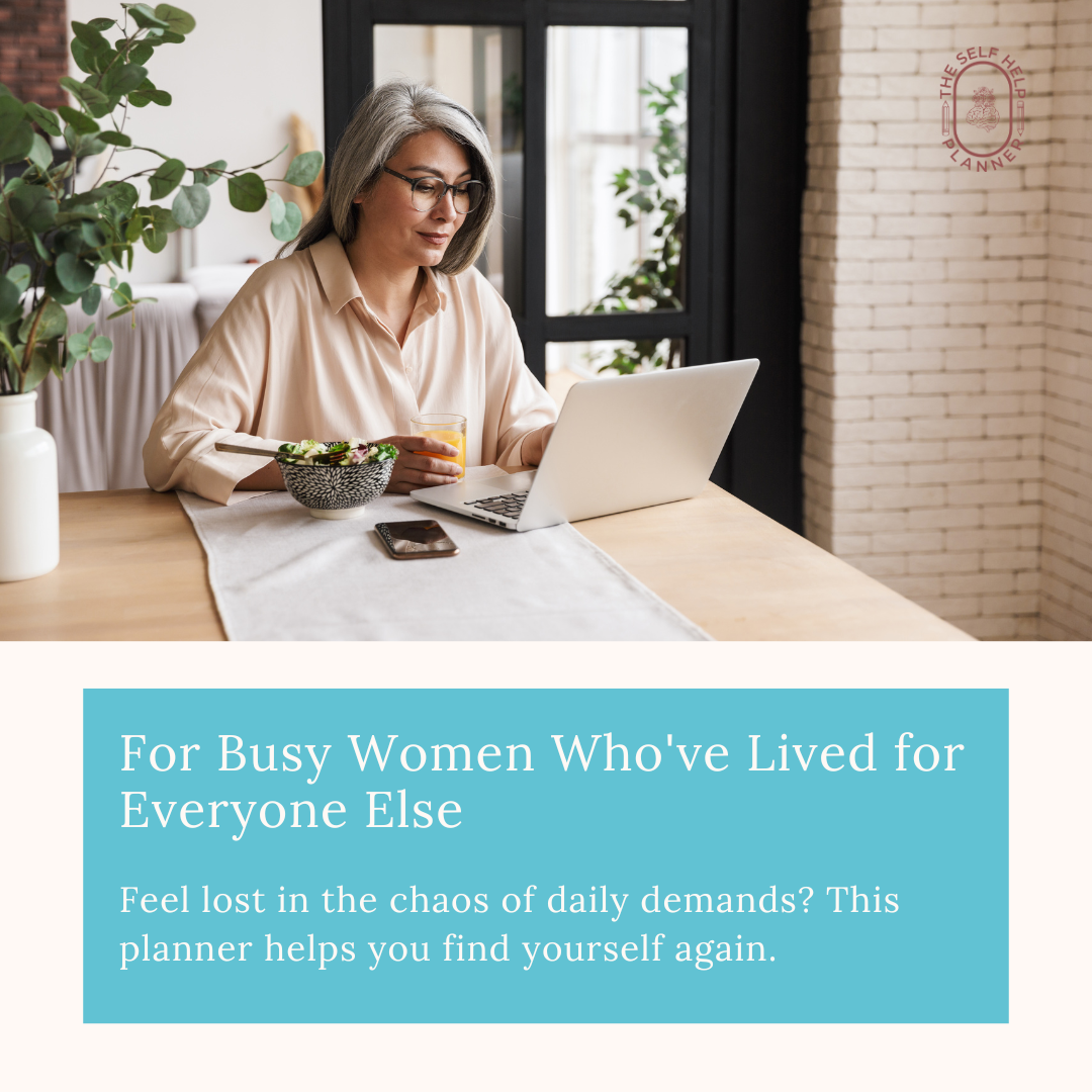 The Self Help Planner (PDF/DIGITAL) Undated | 6 month planner with worksheets