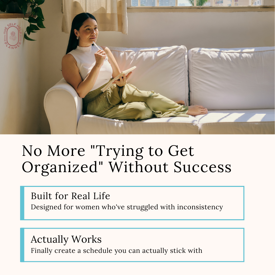 The Self Help Planner (PDF/DIGITAL) Undated | 6 month planner with worksheets