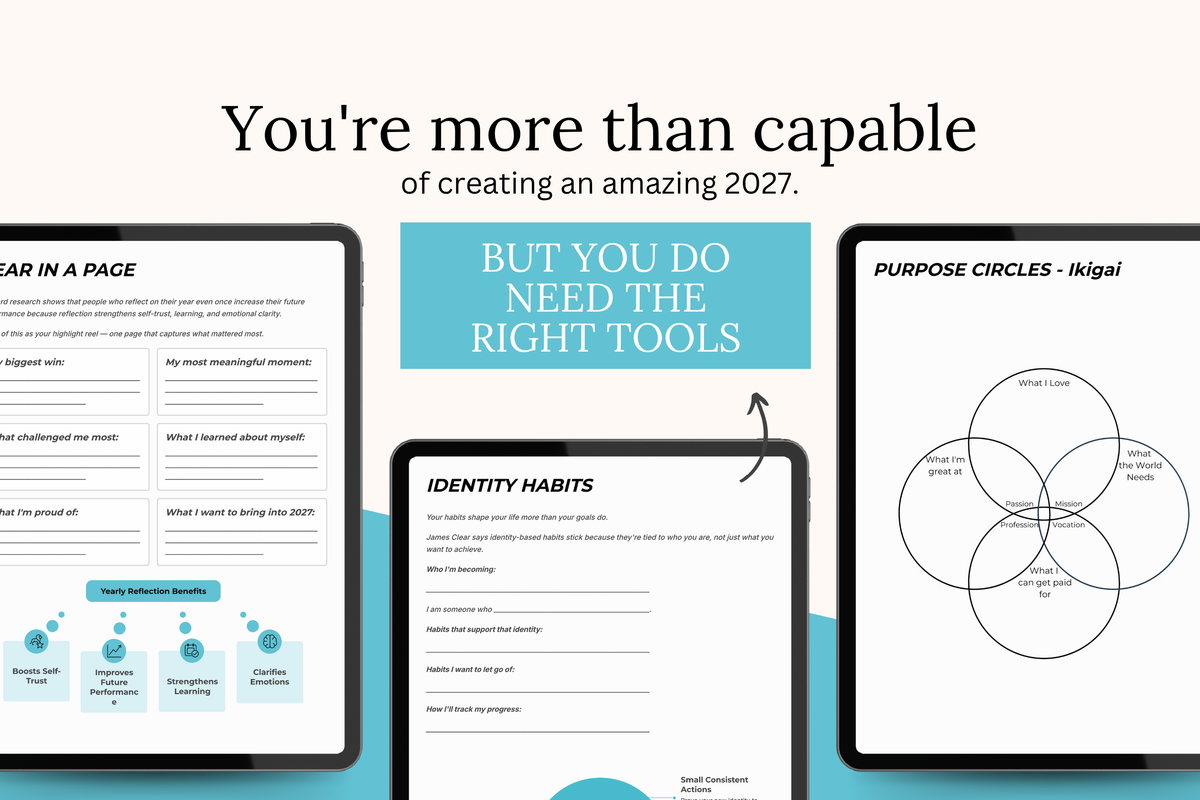THE COMPLETE GUIDE TO GOALS + PLANNING — 2027 EDITION (Digital PDF Download)