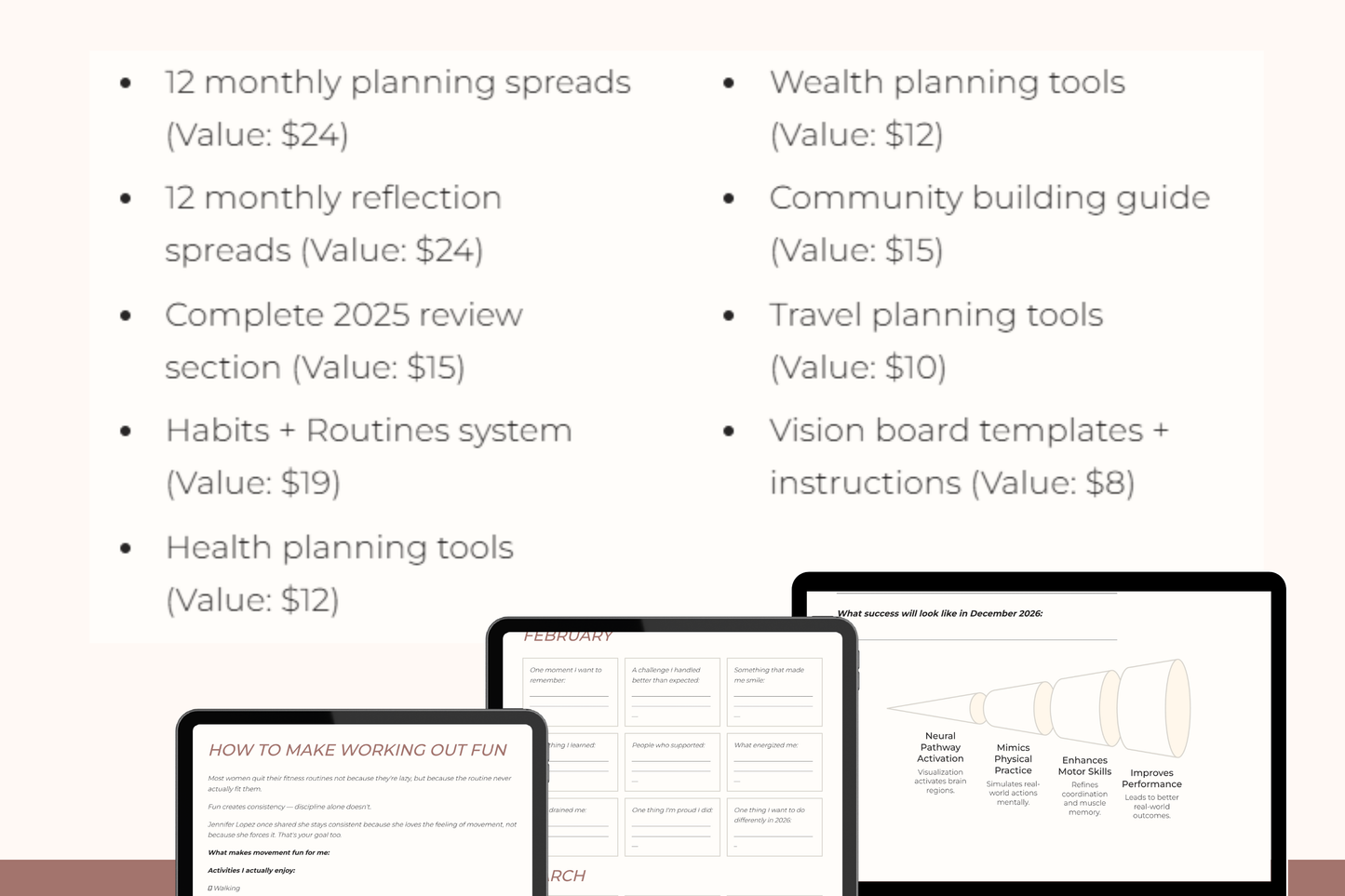 THE COMPLETE GUIDE TO GOALS + PLANNING — 2026 EDITION (Digital PDF Download)