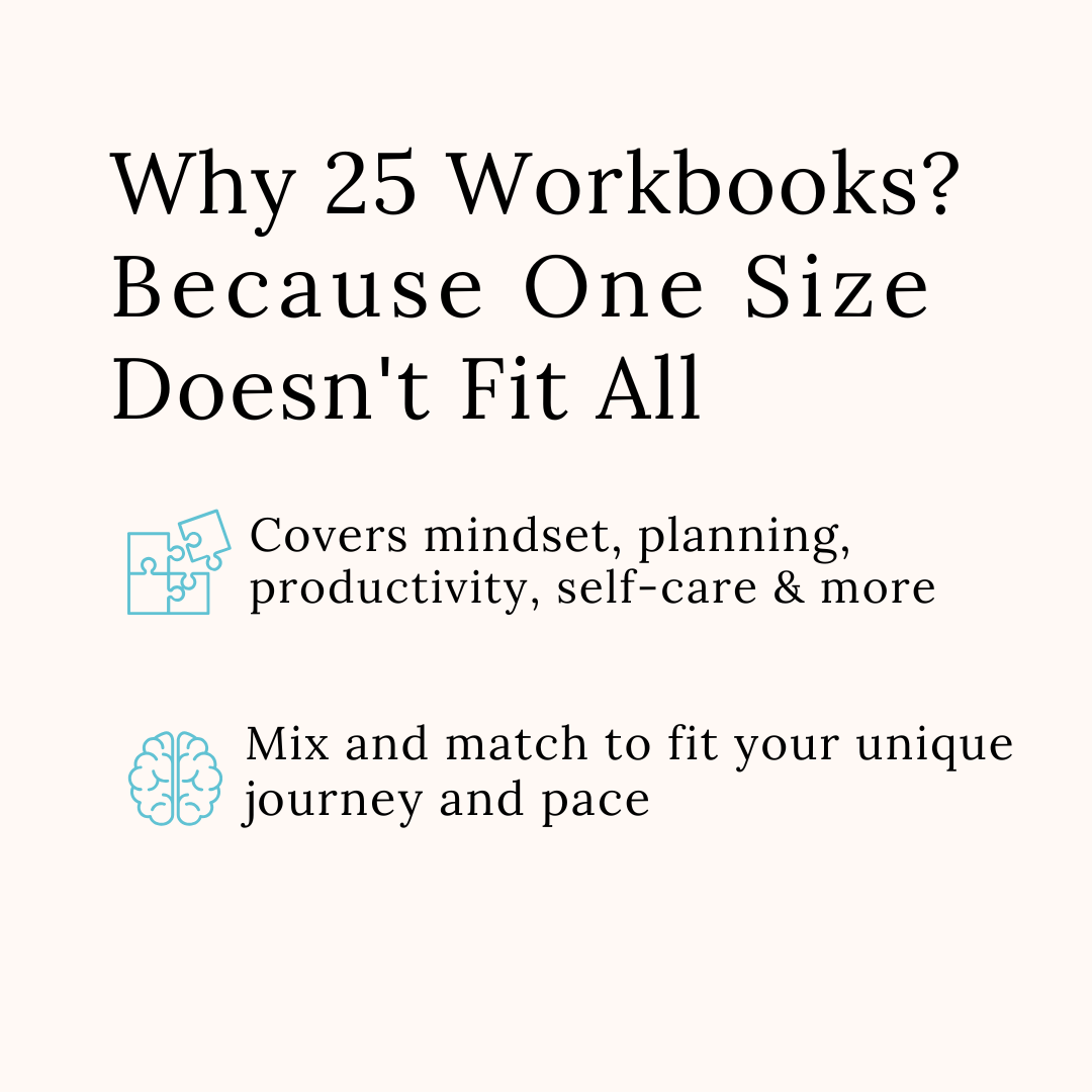 25 Workbooks for $25: Create Your Dream Life Bundle (Digital PDF Download)