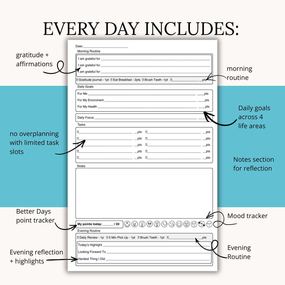 The Self Help Planner: Better Days Edition