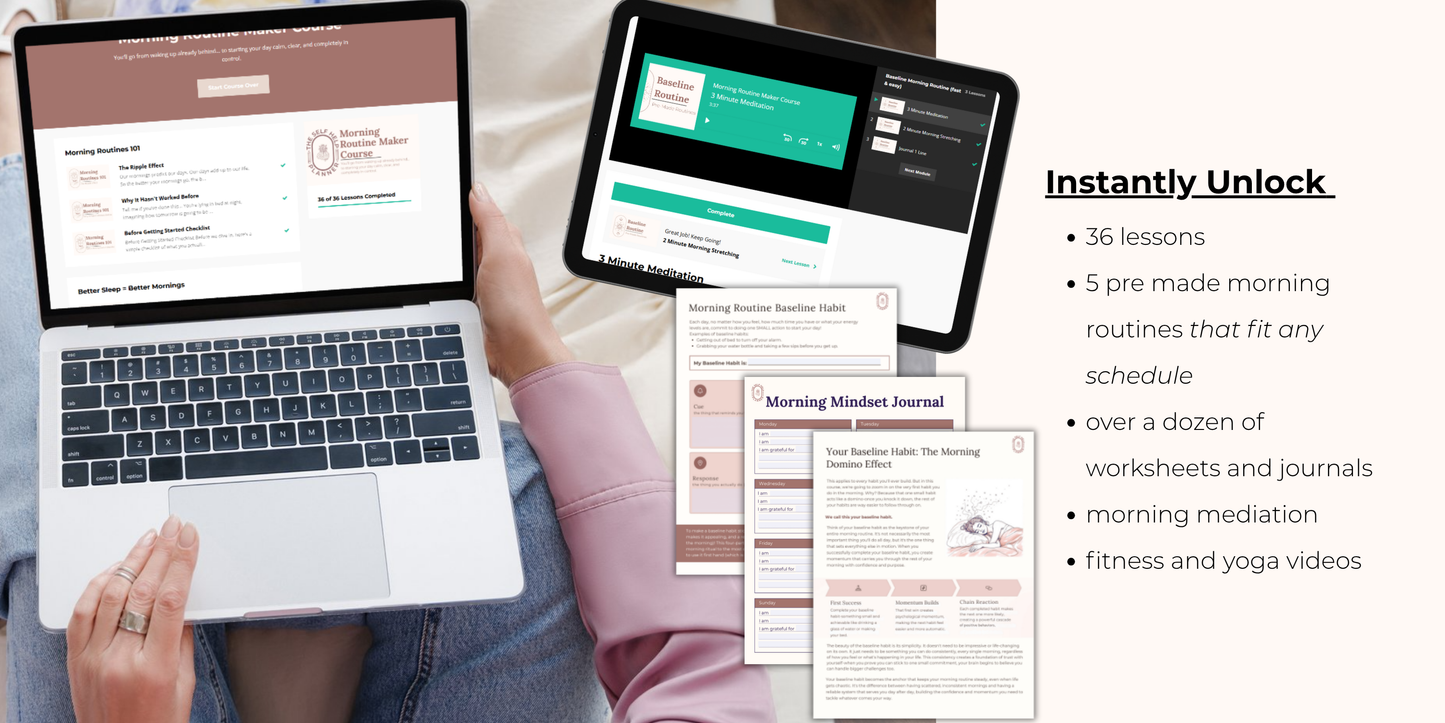 Create a Consistent Morning Routine Course