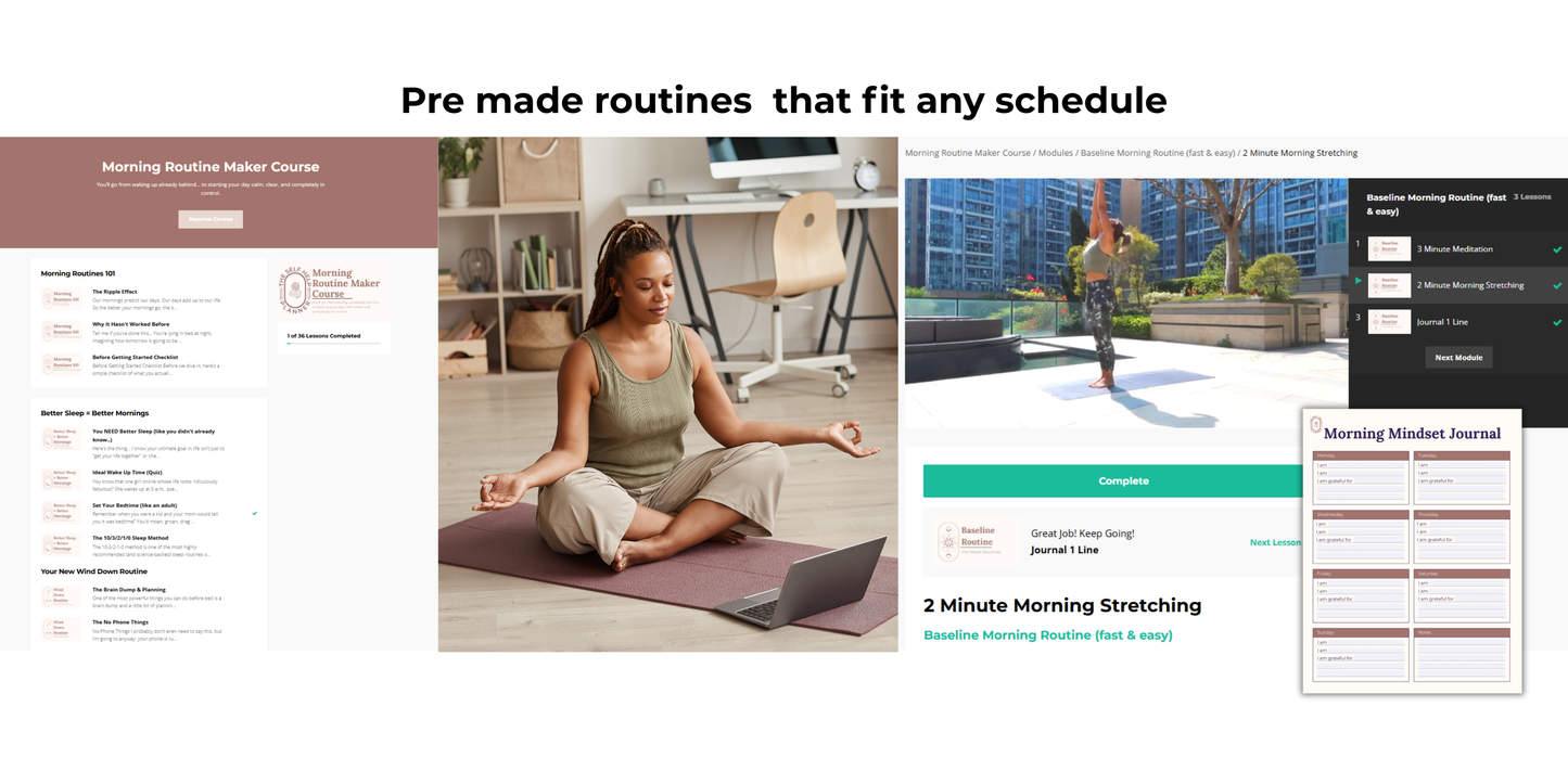 Create a Consistent Morning Routine Course
