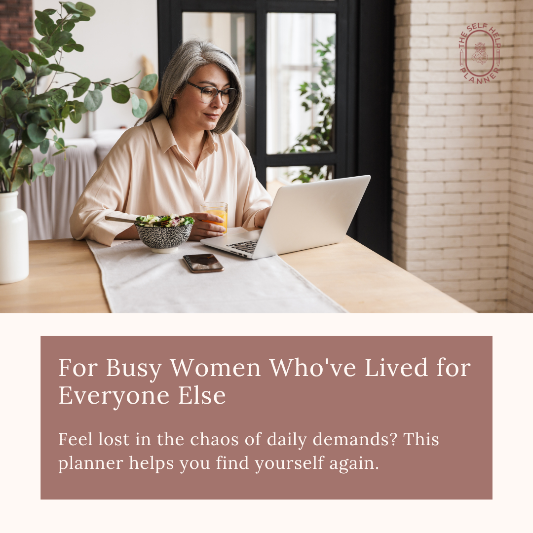 The Self Help Planner (PDF/DIGITAL) Undated | 6 month planner with worksheets