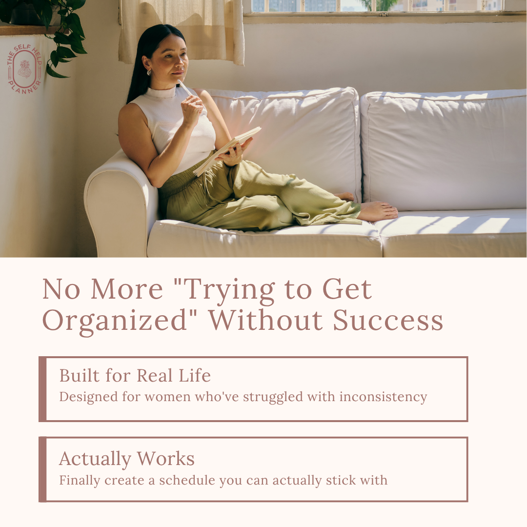 The Self Help Planner (PDF/DIGITAL) Undated | 6 month planner with worksheets