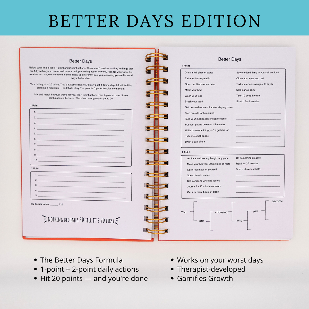 The Self Help Planner: Better Days Edition