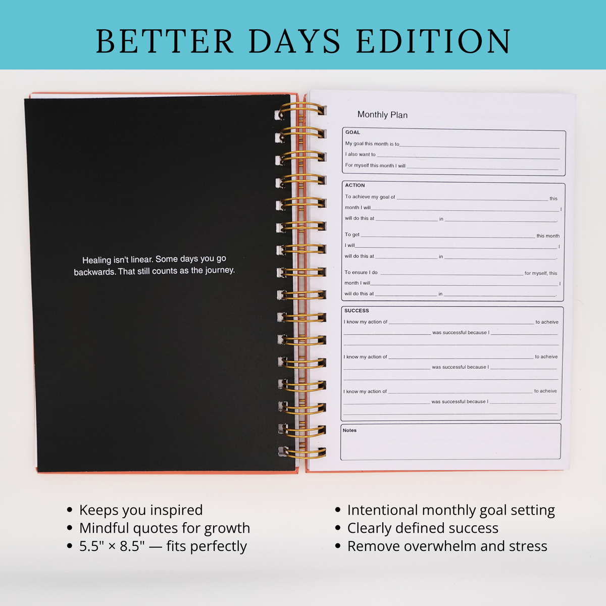 The Self Help Planner: Better Days Edition