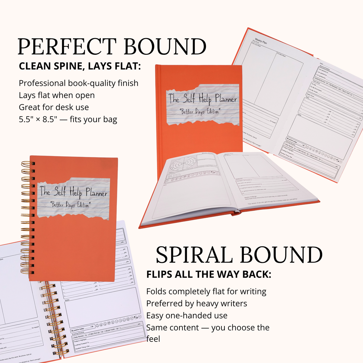 The Self Help Planner: Better Days Edition