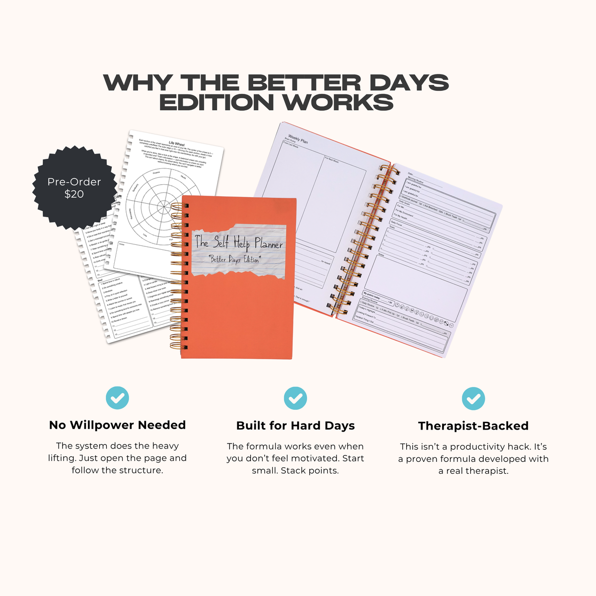The Self Help Planner: Better Days Edition