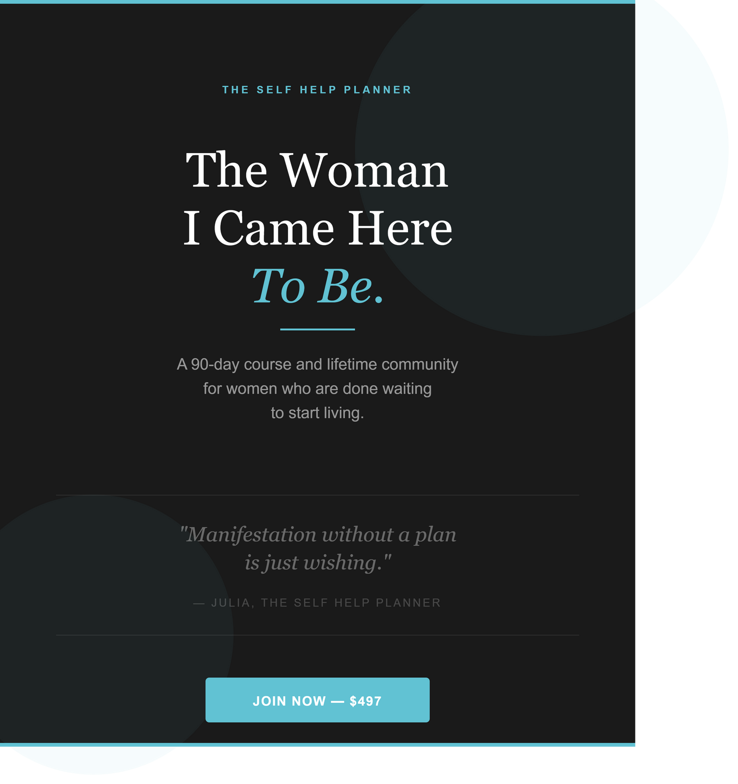 90 Day Coaching Program | Woman I Came Here To Be